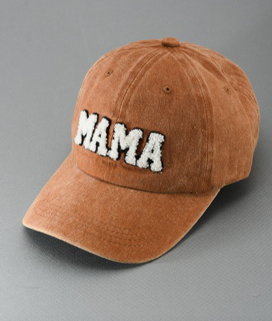 Sherpa Mama Baseball Cap in Denim