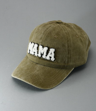 Washed Sherpa Mama Ball Cap