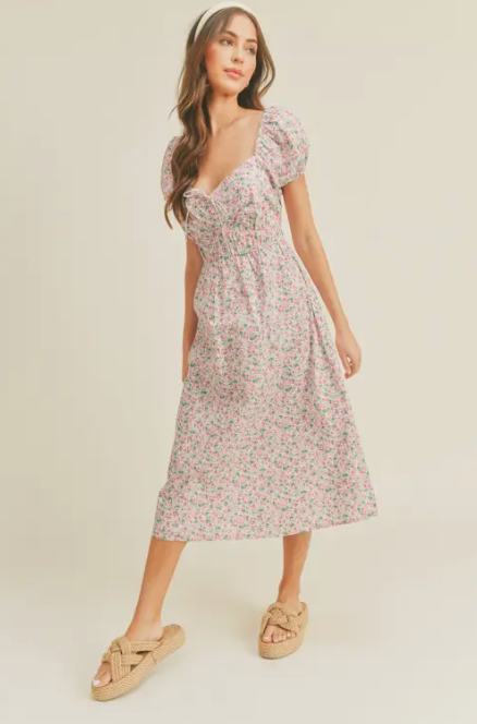 Pinky Swear Midi Dress