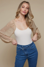 Load image into Gallery viewer, Contrast Ribbed Bodysuit
