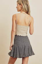 Load image into Gallery viewer, Floral Flared Mini Skirt
