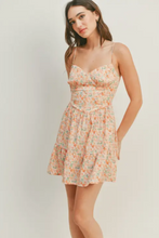 Load image into Gallery viewer, Floral Corset Mini Dress
