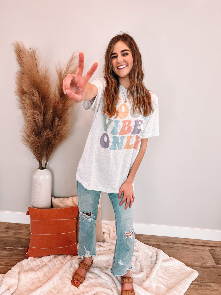 Good Vibes Only Tee - Oversized
